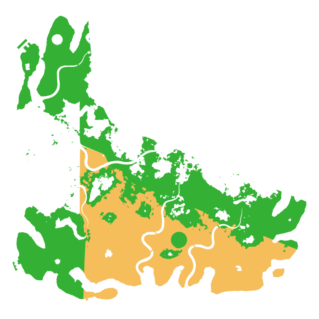 Biome Rust Map: Procedural Map, Size: 5250, Seed: 69