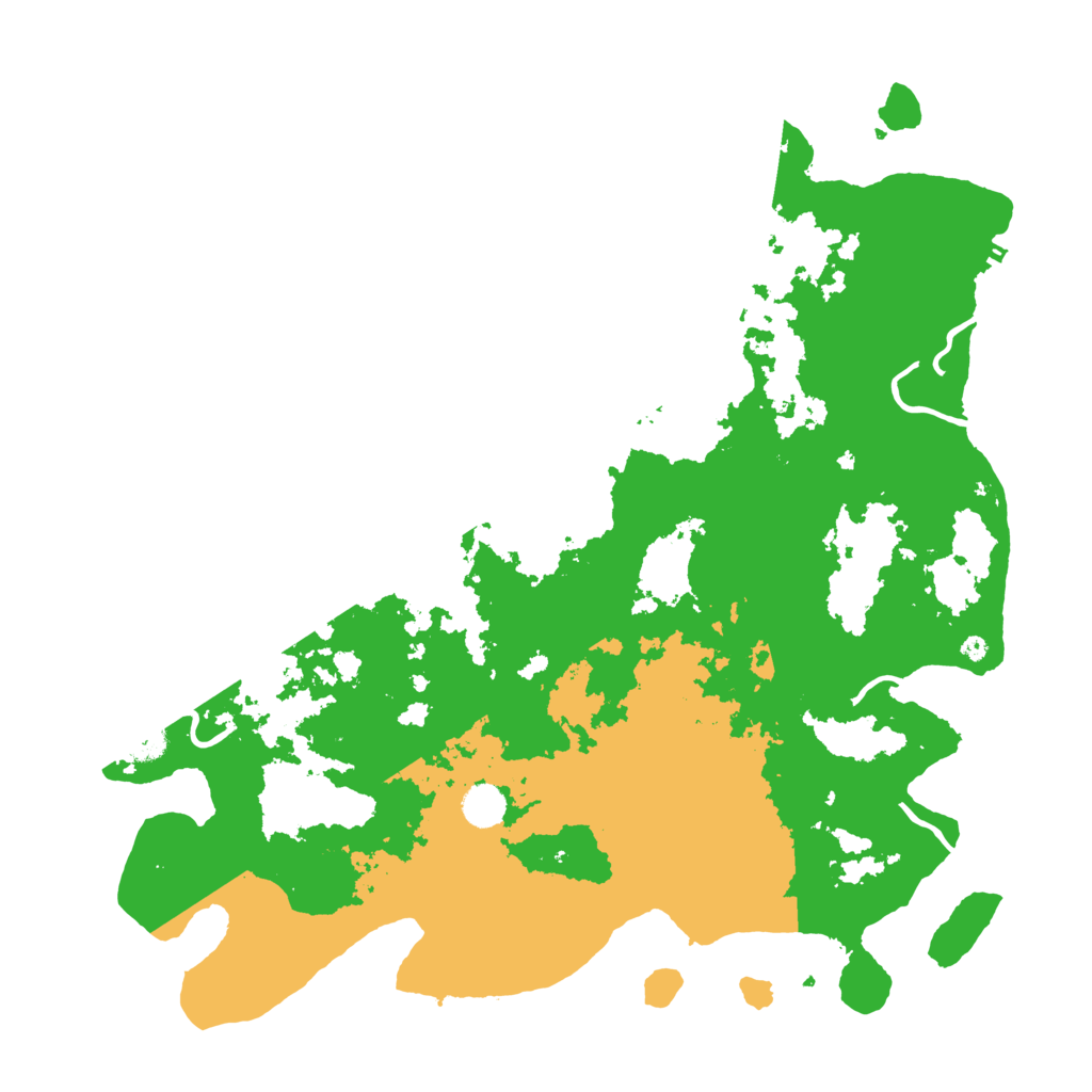 Biome Rust Map: Procedural Map, Size: 4500, Seed: 541955