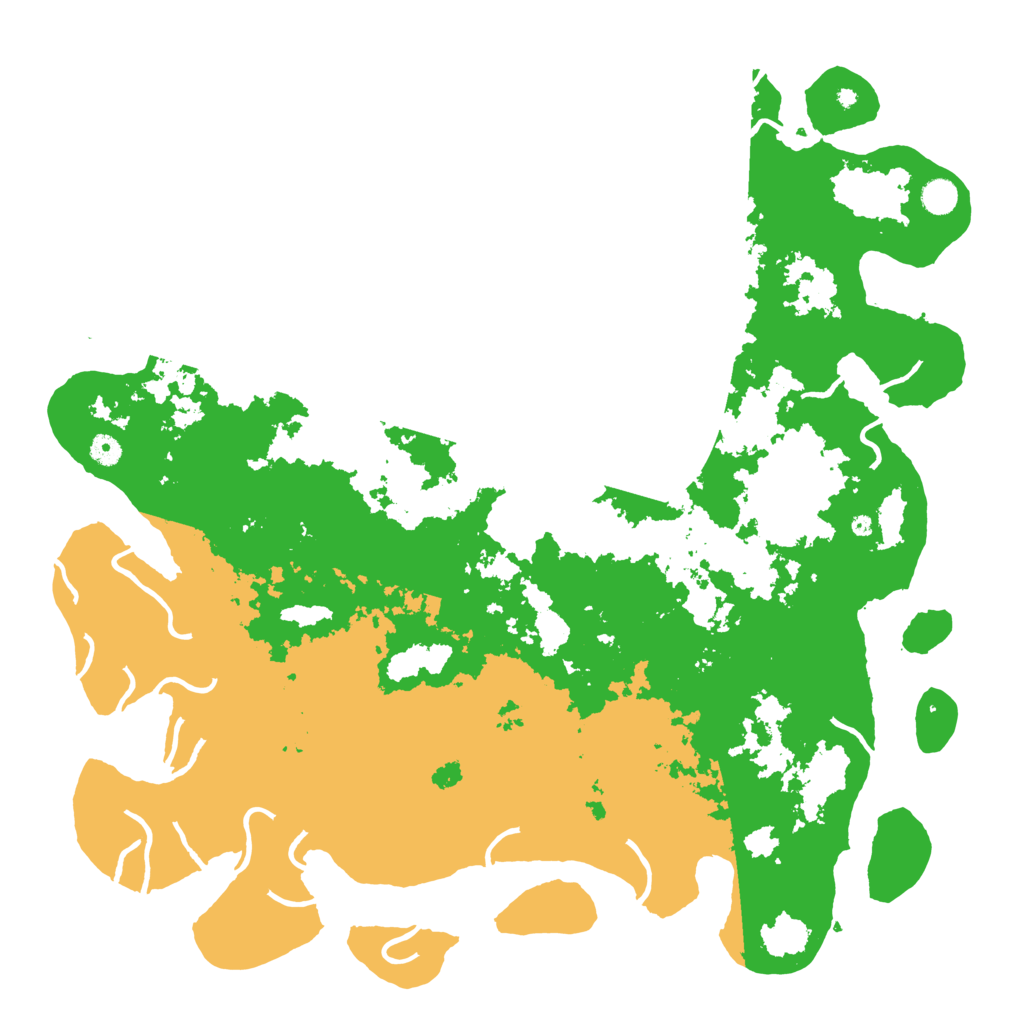 Biome Rust Map: Procedural Map, Size: 5000, Seed: 648263