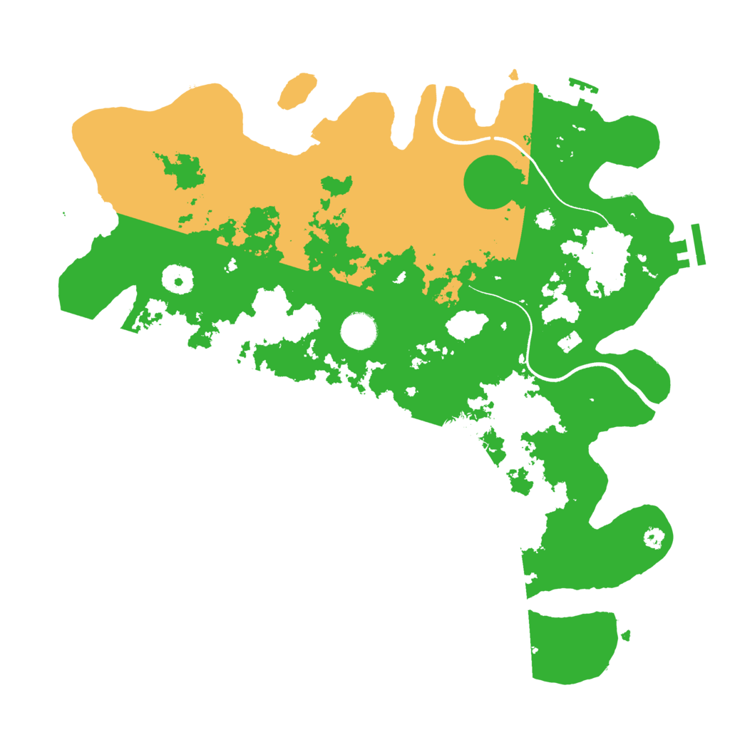 Biome Rust Map: Procedural Map, Size: 3550, Seed: 969578