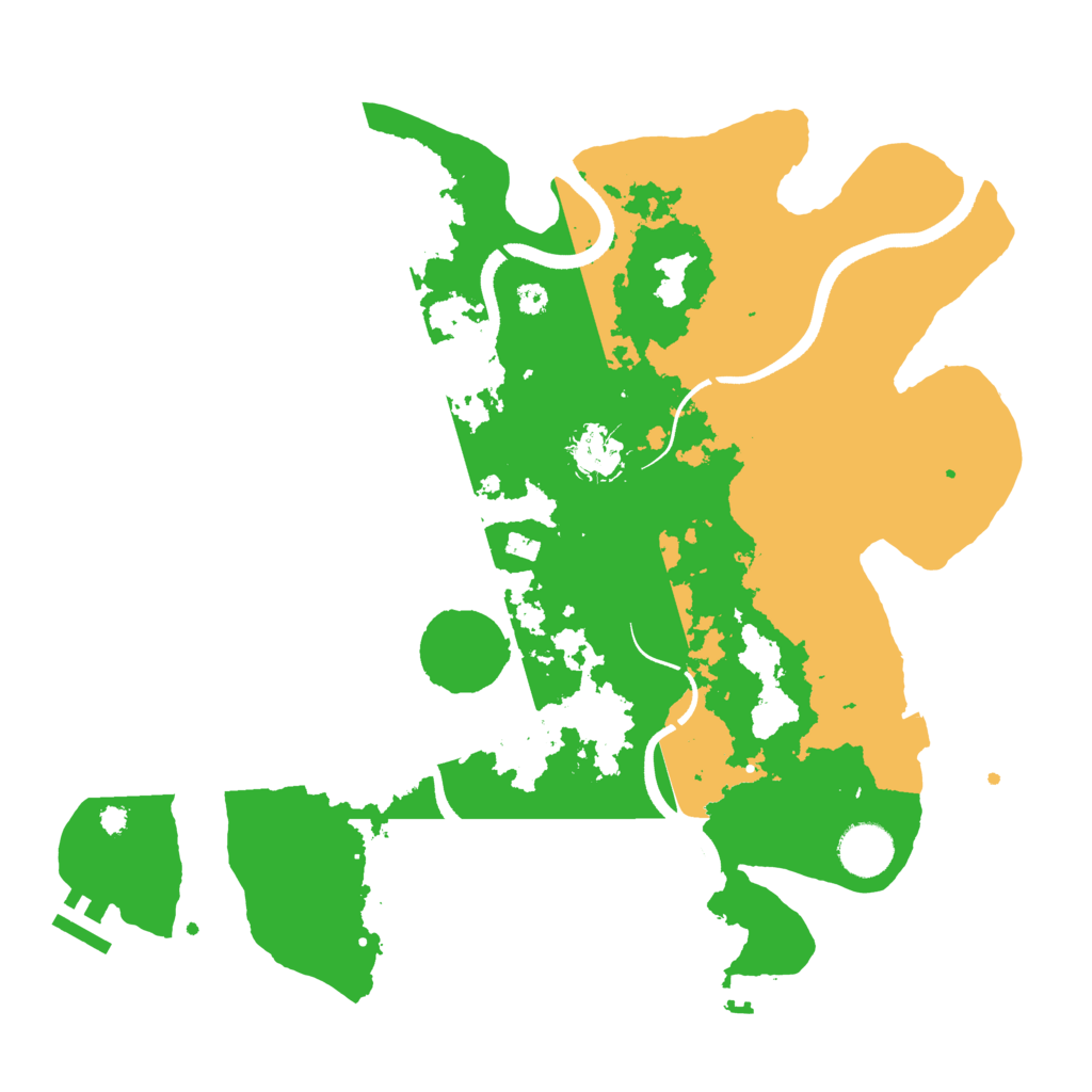 Biome Rust Map: Procedural Map, Size: 3550, Seed: 502140