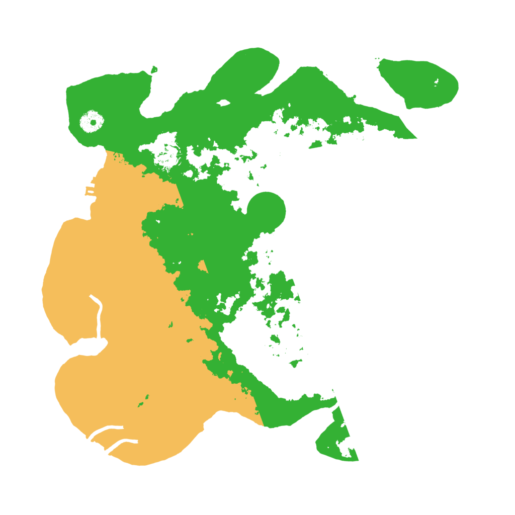 Biome Rust Map: Procedural Map, Size: 3500, Seed: 3159558