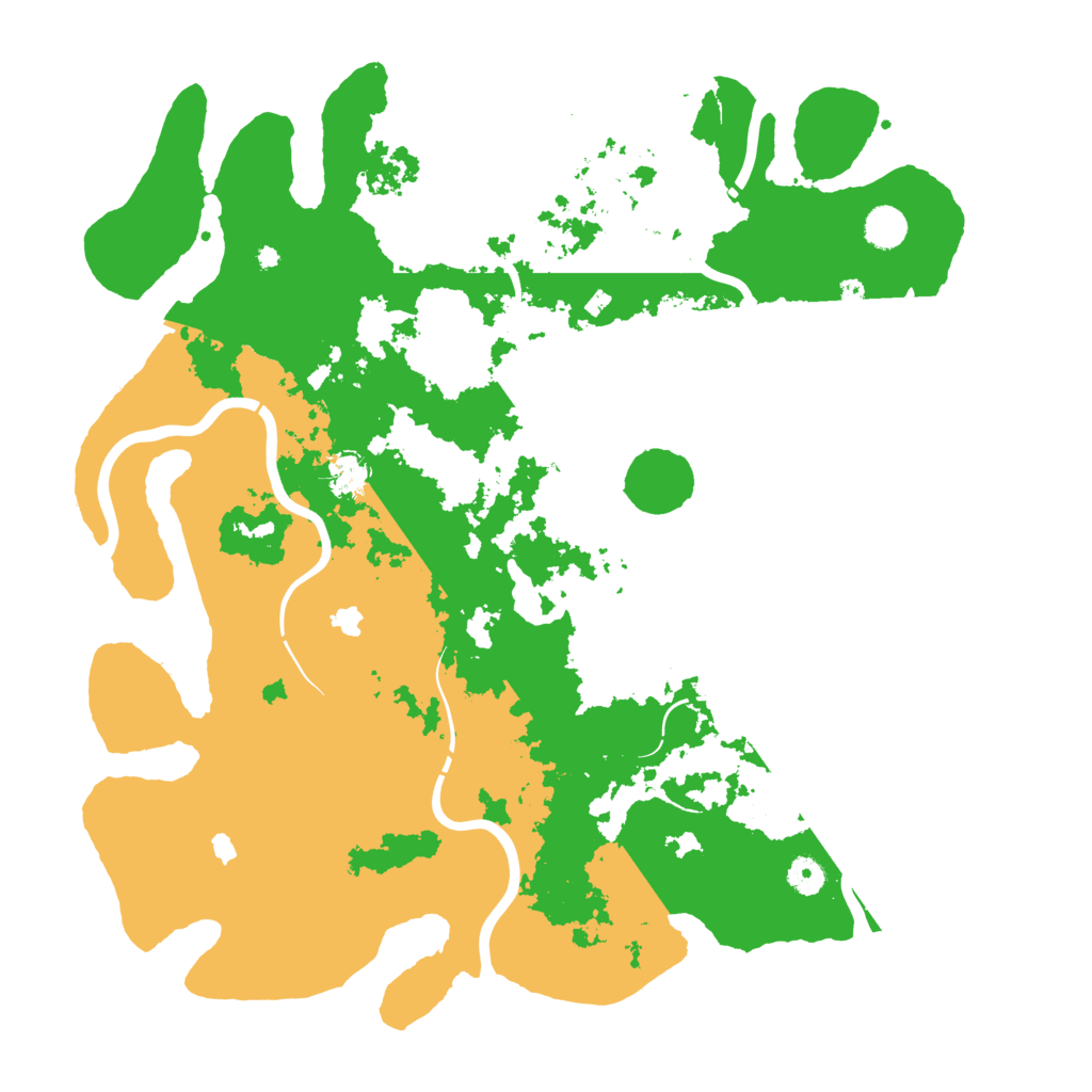 Biome Rust Map: Procedural Map, Size: 4500, Seed: 5115314