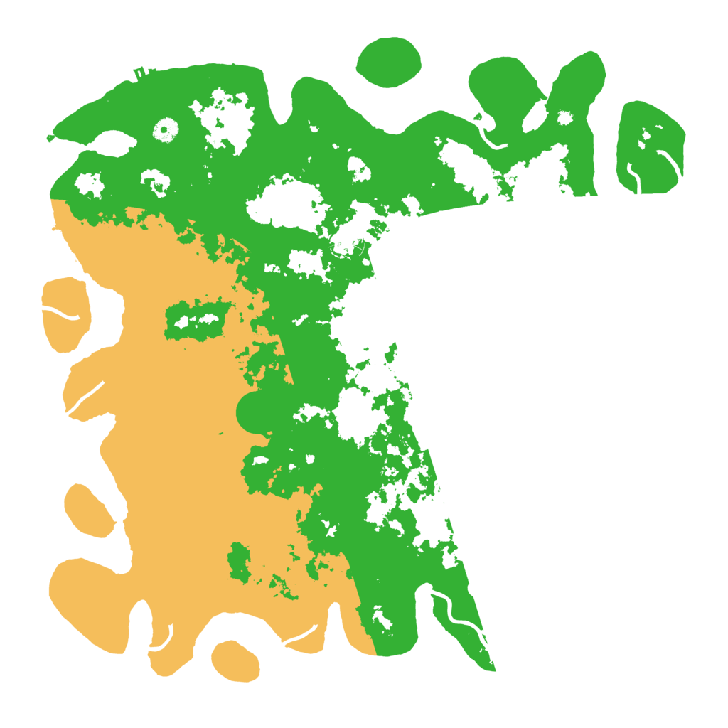 Biome Rust Map: Procedural Map, Size: 4500, Seed: 205387