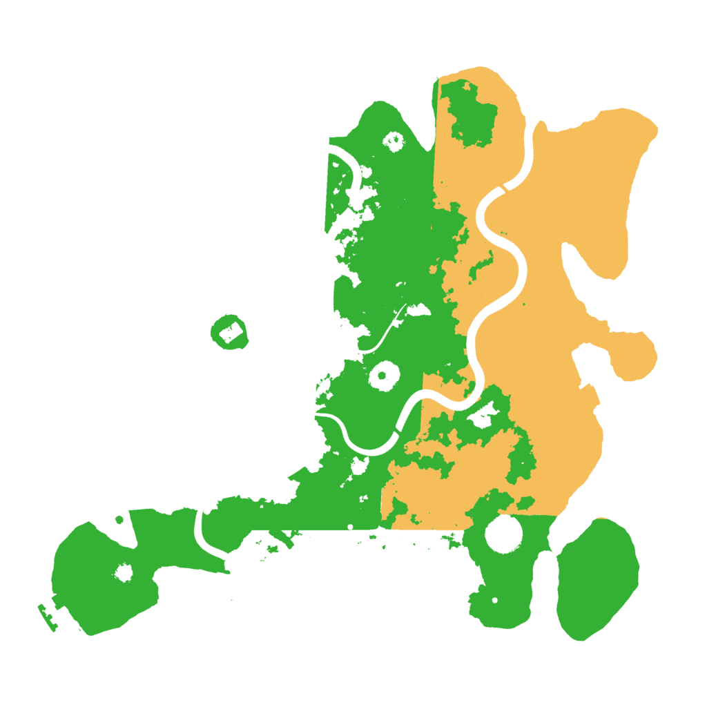 Biome Rust Map: Procedural Map, Size: 3550, Seed: 133611