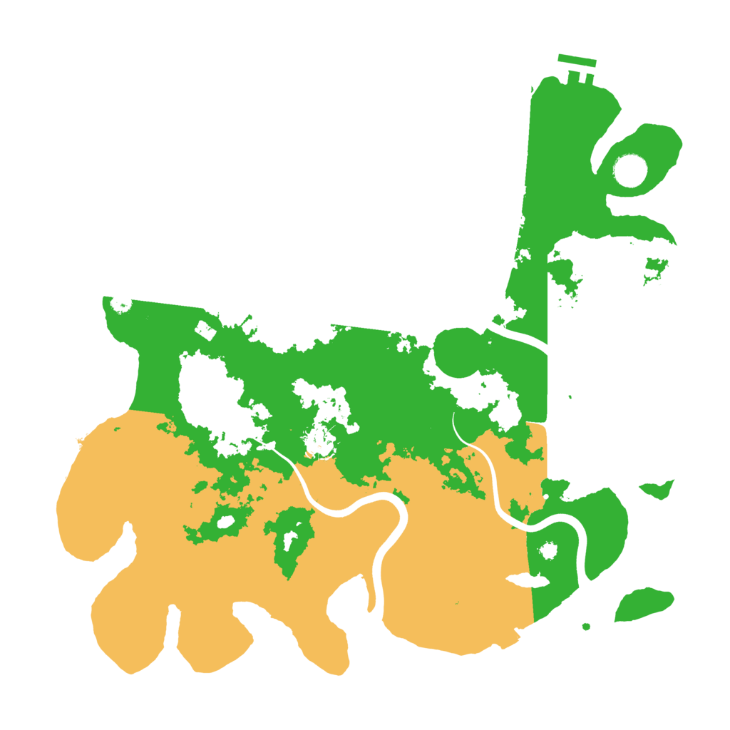 Biome Rust Map: Procedural Map, Size: 3850, Seed: 310500084
