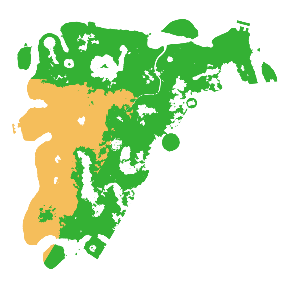 Biome Rust Map: Procedural Map, Size: 4500, Seed: 368857