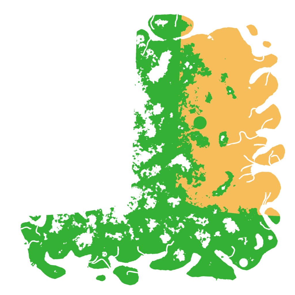 Biome Rust Map: Procedural Map, Size: 6000, Seed: 437334