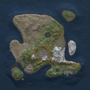 Thumbnail Rust Map: Procedural Map, Size: 2500, Seed: 4, 12 Monuments