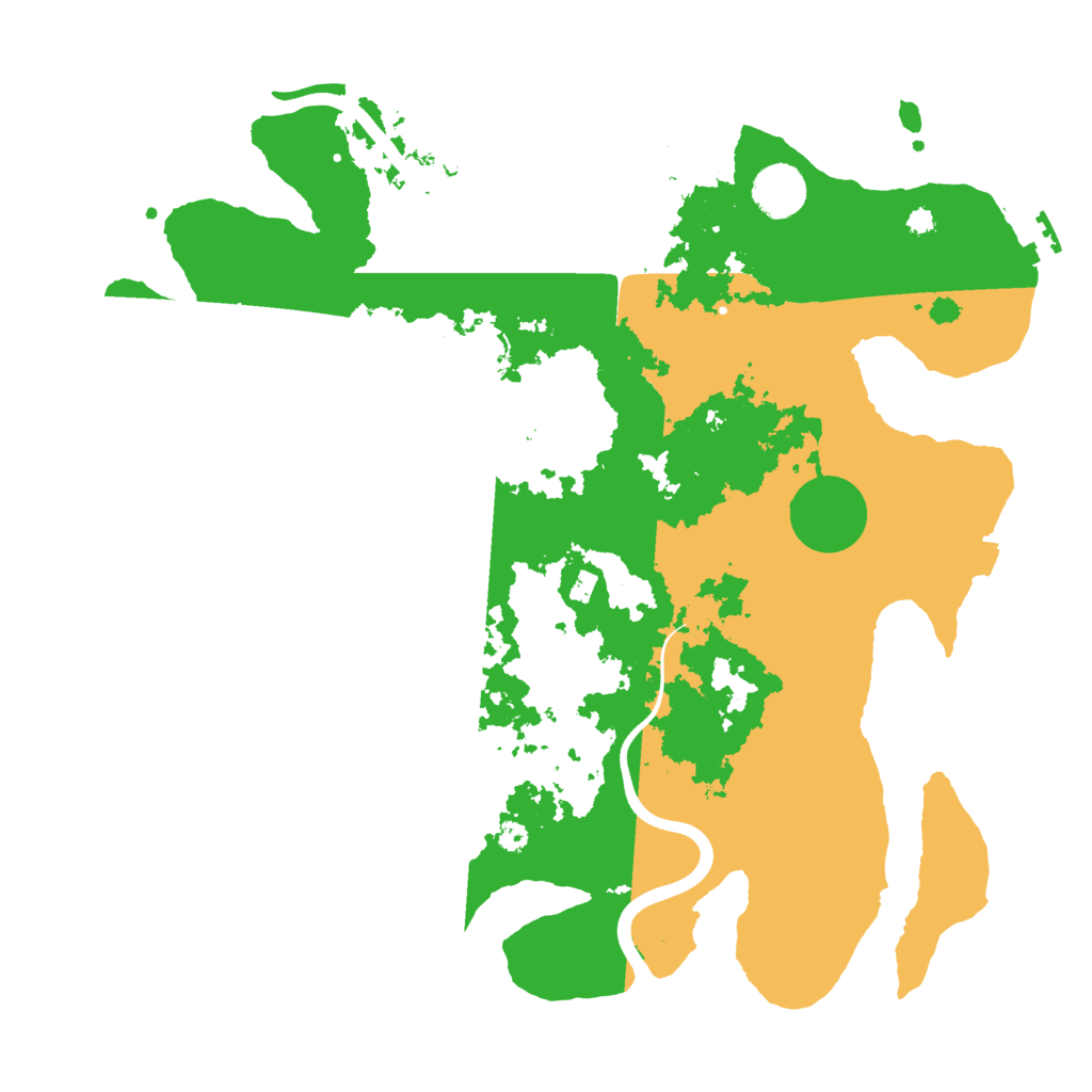 Biome Rust Map: Procedural Map, Size: 3750, Seed: 76529