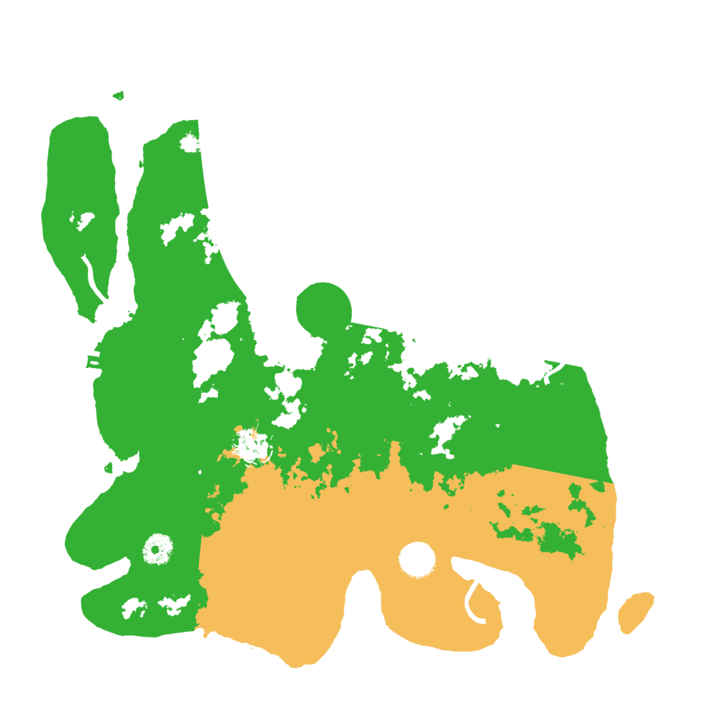 Biome Rust Map: Procedural Map, Size: 3550, Seed: 941706