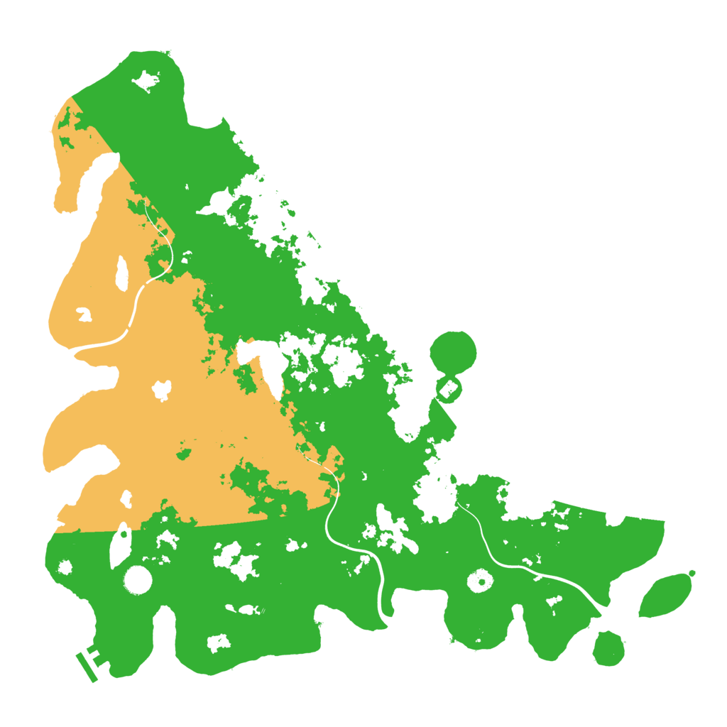 Biome Rust Map: Procedural Map, Size: 4500, Seed: 1536282