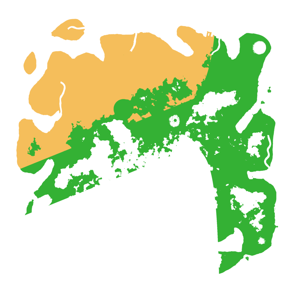 Biome Rust Map: Procedural Map, Size: 4000, Seed: 494105
