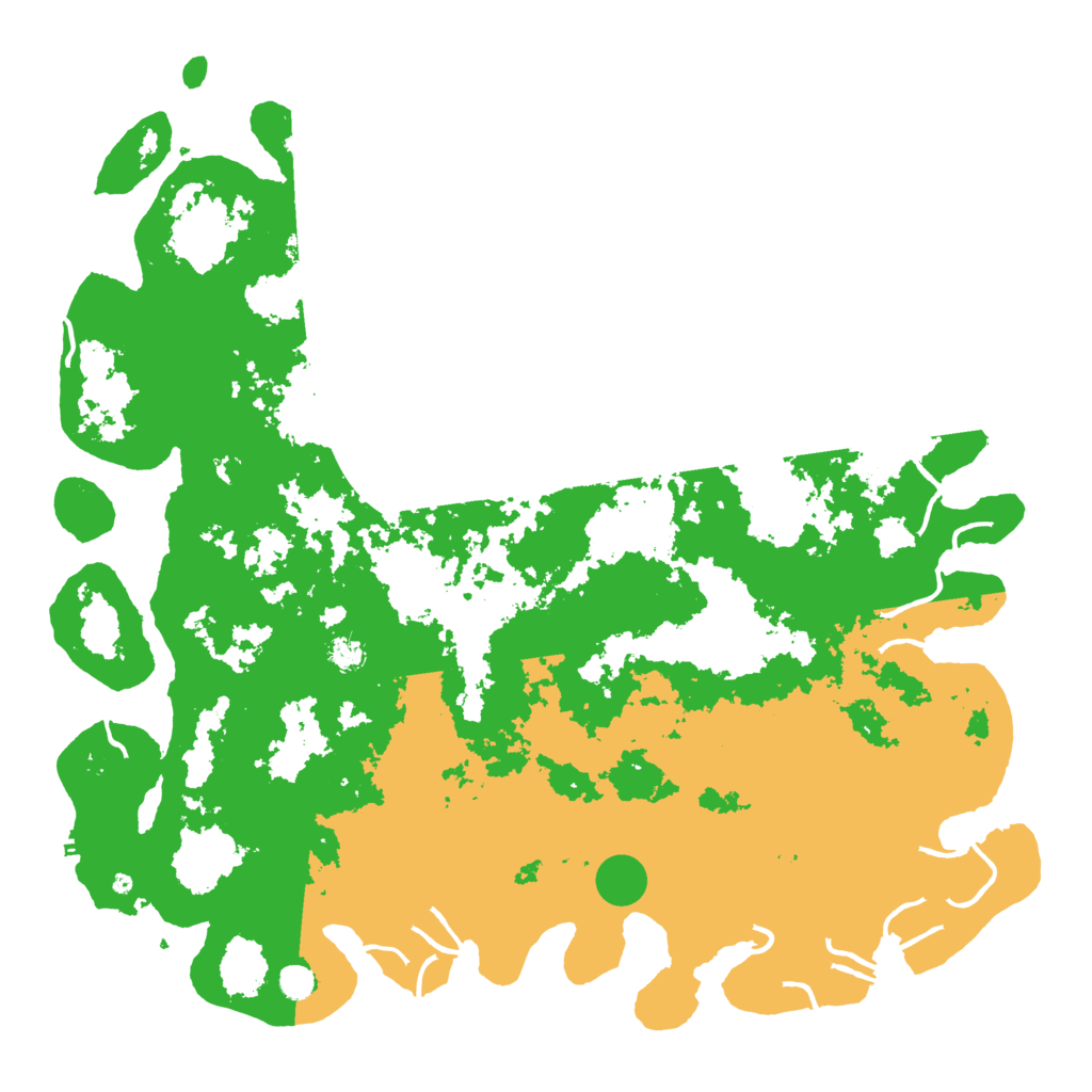 Biome Rust Map: Procedural Map, Size: 5600, Seed: 1488
