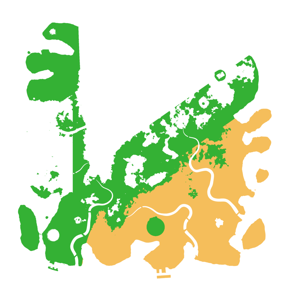 Biome Rust Map: Procedural Map, Size: 4250, Seed: 364700935