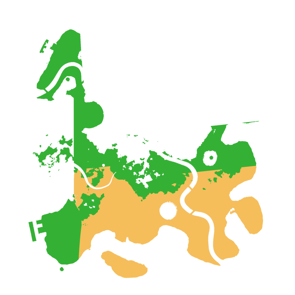 Biome Rust Map: Procedural Map, Size: 3000, Seed: 828736545