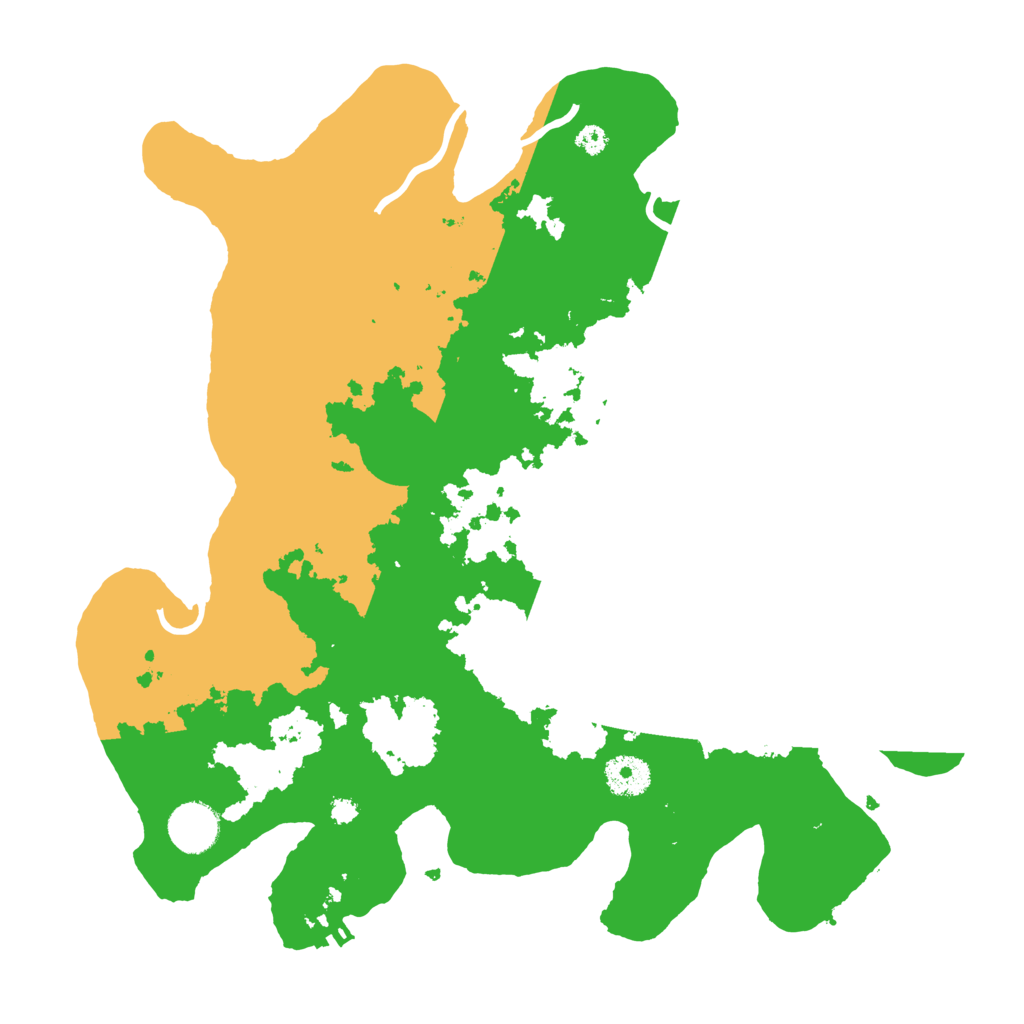 Biome Rust Map: Procedural Map, Size: 3550, Seed: 140410