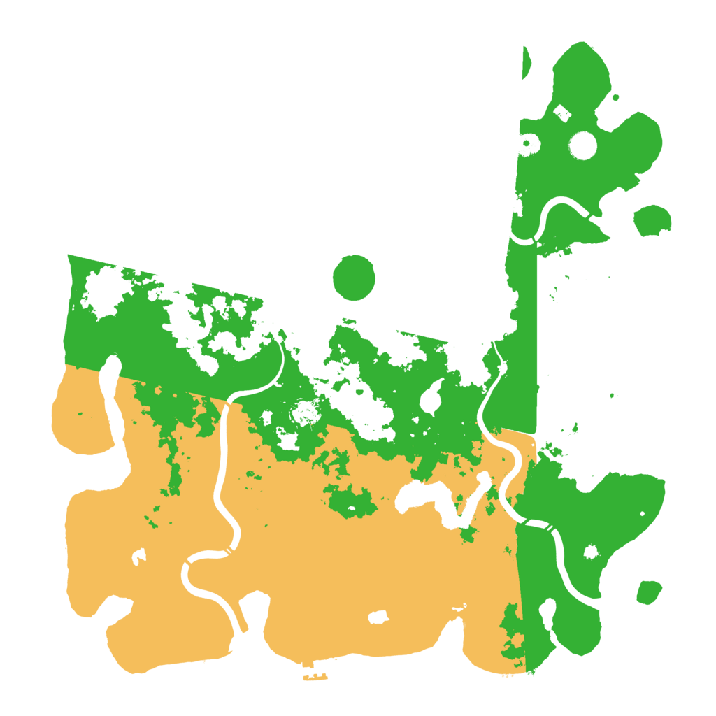 Biome Rust Map: Procedural Map, Size: 4500, Seed: 39194