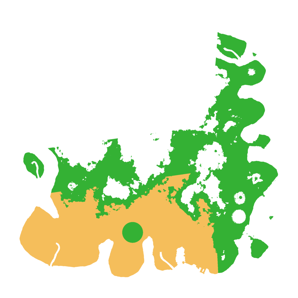 Biome Rust Map: Procedural Map, Size: 3800, Seed: 93462