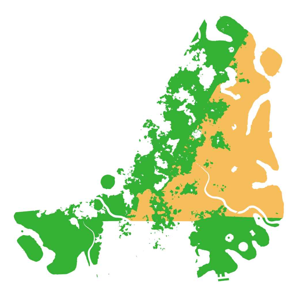 Biome Rust Map: Procedural Map, Size: 5500, Seed: 1003849026