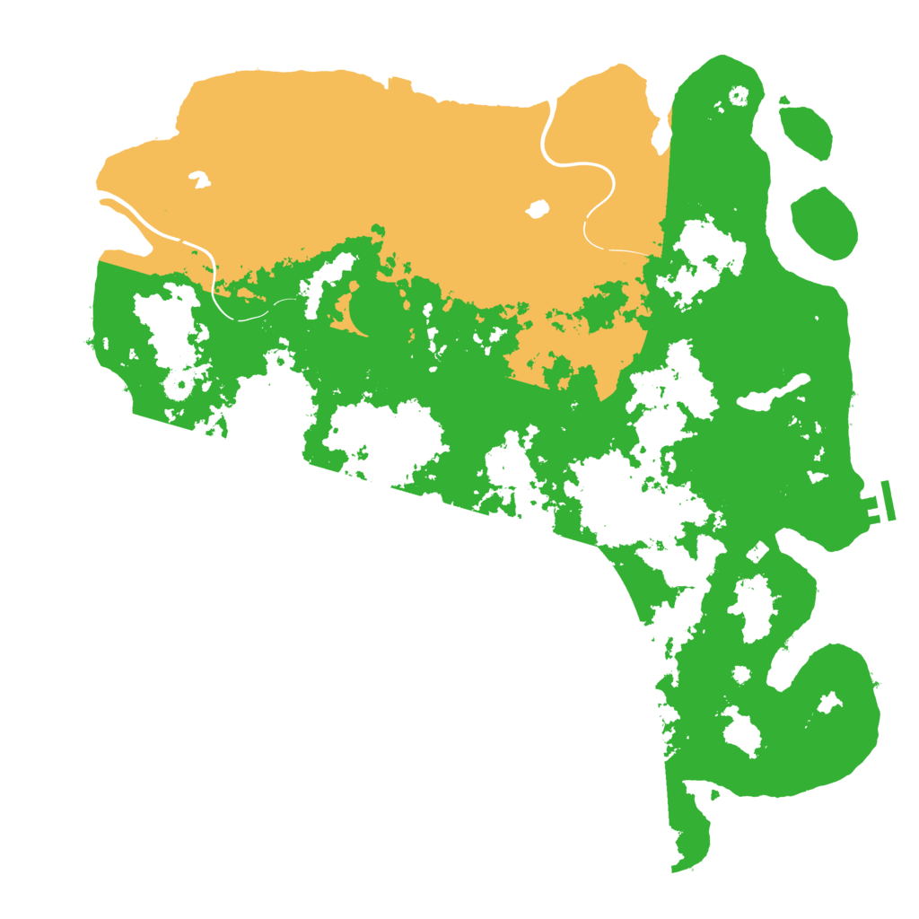 Biome Rust Map: Procedural Map, Size: 4599, Seed: 2147483647