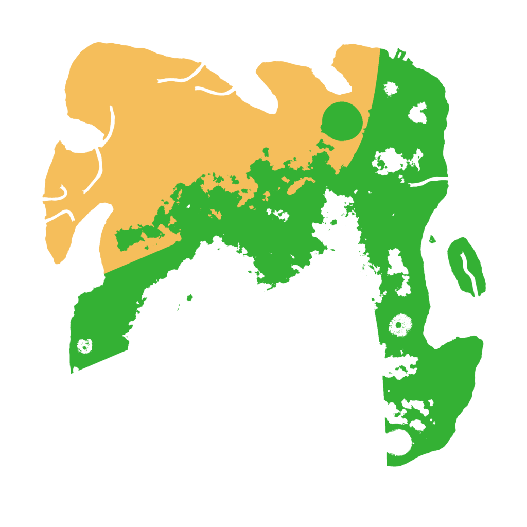 Biome Rust Map: Procedural Map, Size: 3550, Seed: 670794