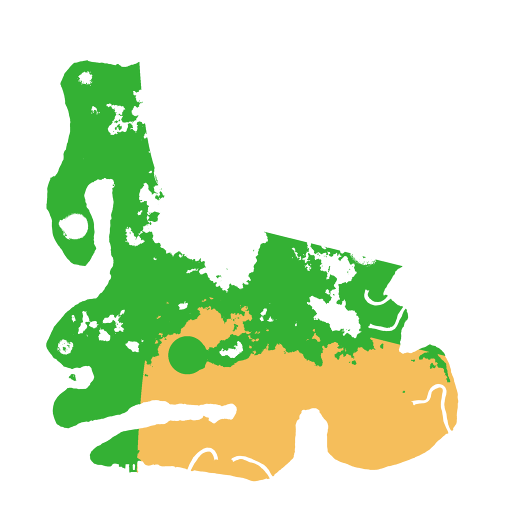 Biome Rust Map: Procedural Map, Size: 3550, Seed: 466152