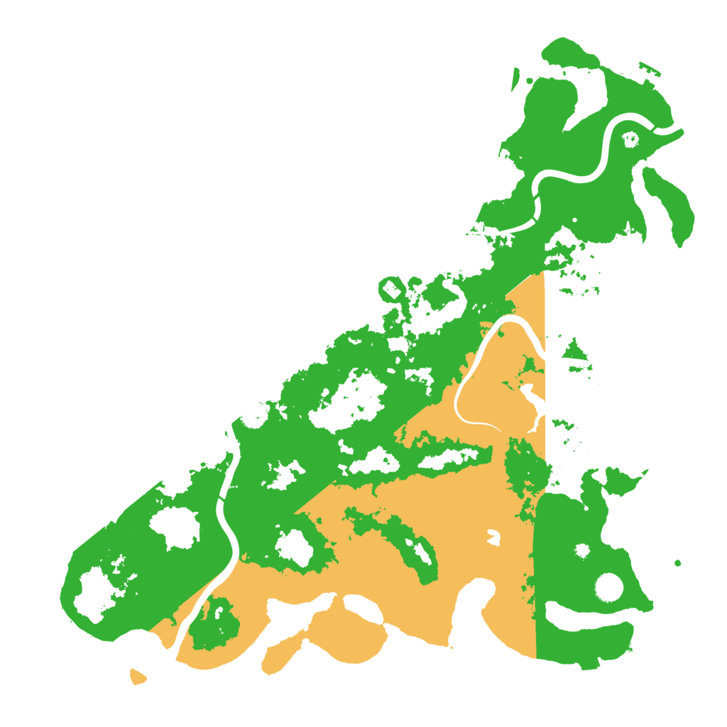Biome Rust Map: Procedural Map, Size: 4500, Seed: 1251530