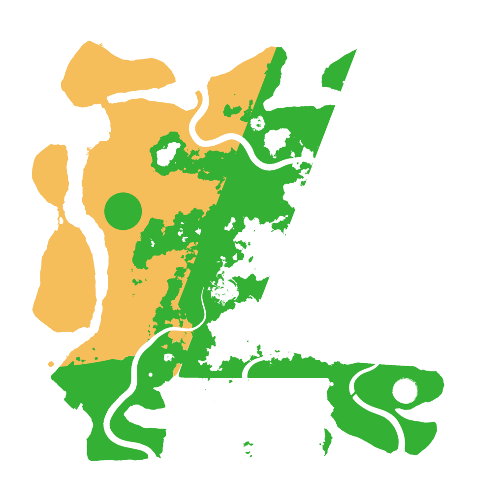 Biome Rust Map: Procedural Map, Size: 3550, Seed: 531507