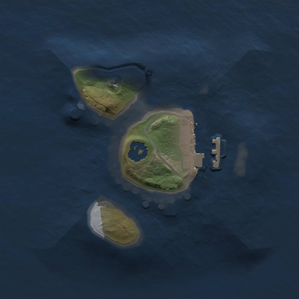 Rust Map: Procedural Map, Size: 1500, Seed: 112546606, 2 Monuments