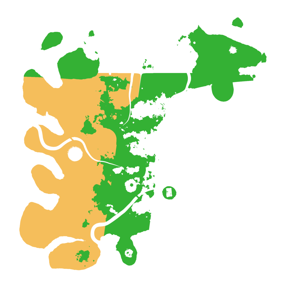 Biome Rust Map: Procedural Map, Size: 3550, Seed: 895082