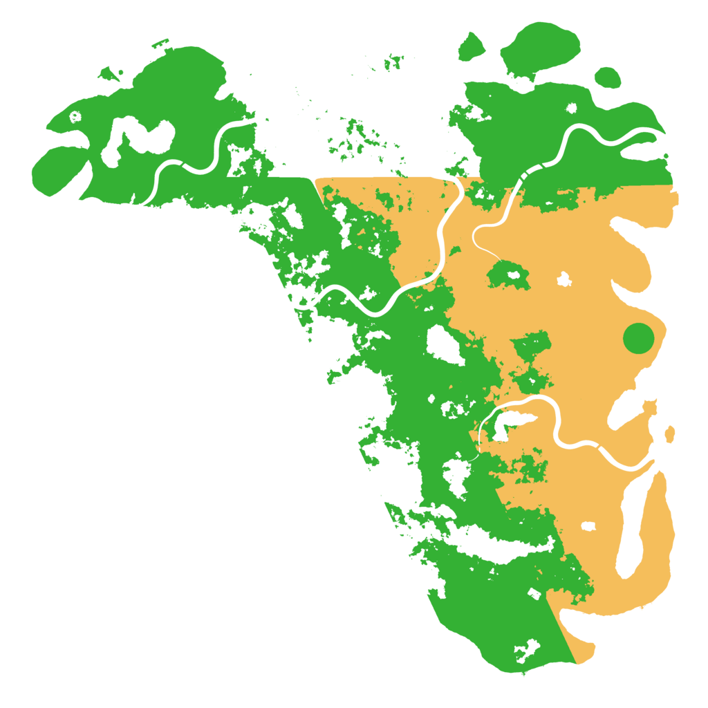 Biome Rust Map: Procedural Map, Size: 6000, Seed: 5846333