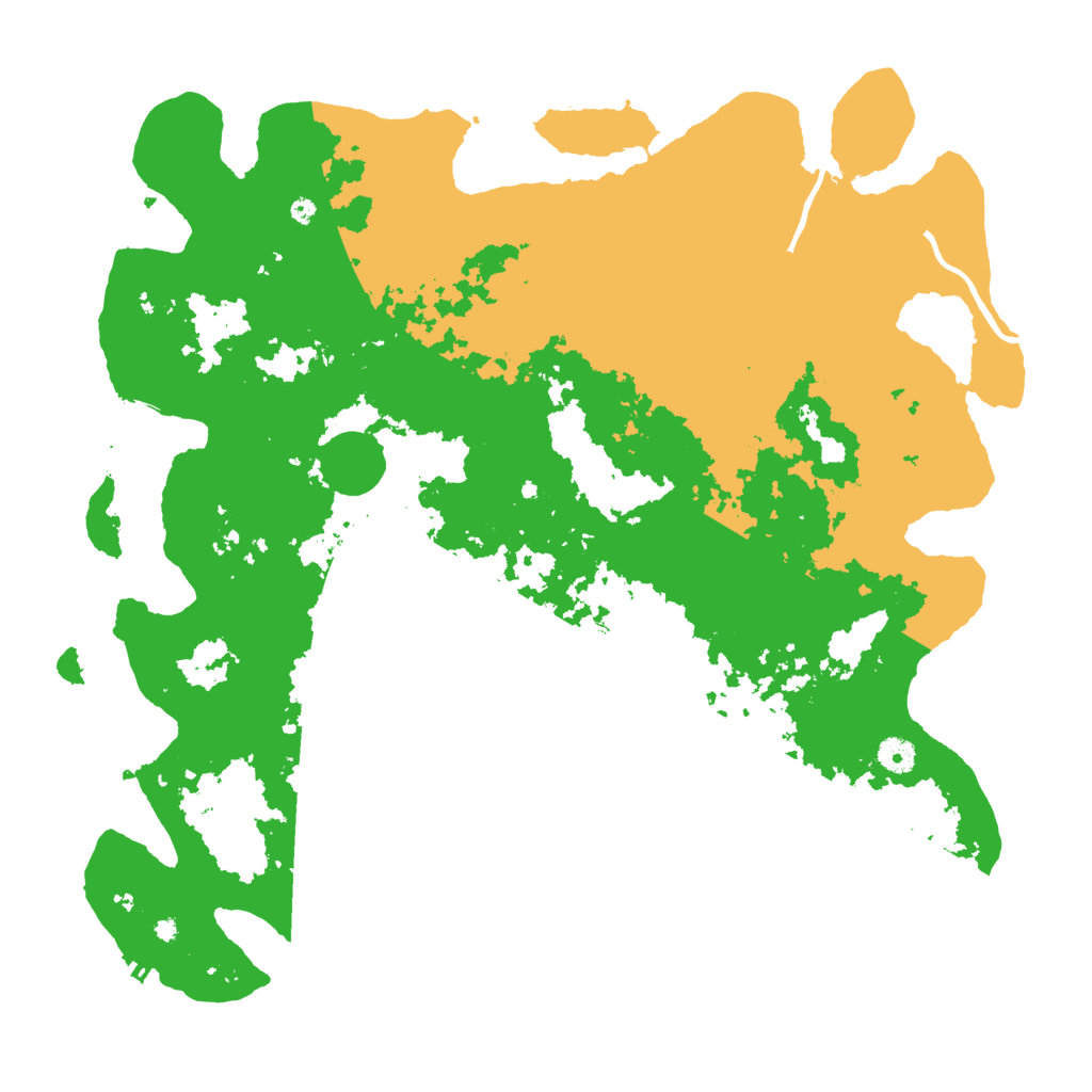 Biome Rust Map: Procedural Map, Size: 4500, Seed: 3473298