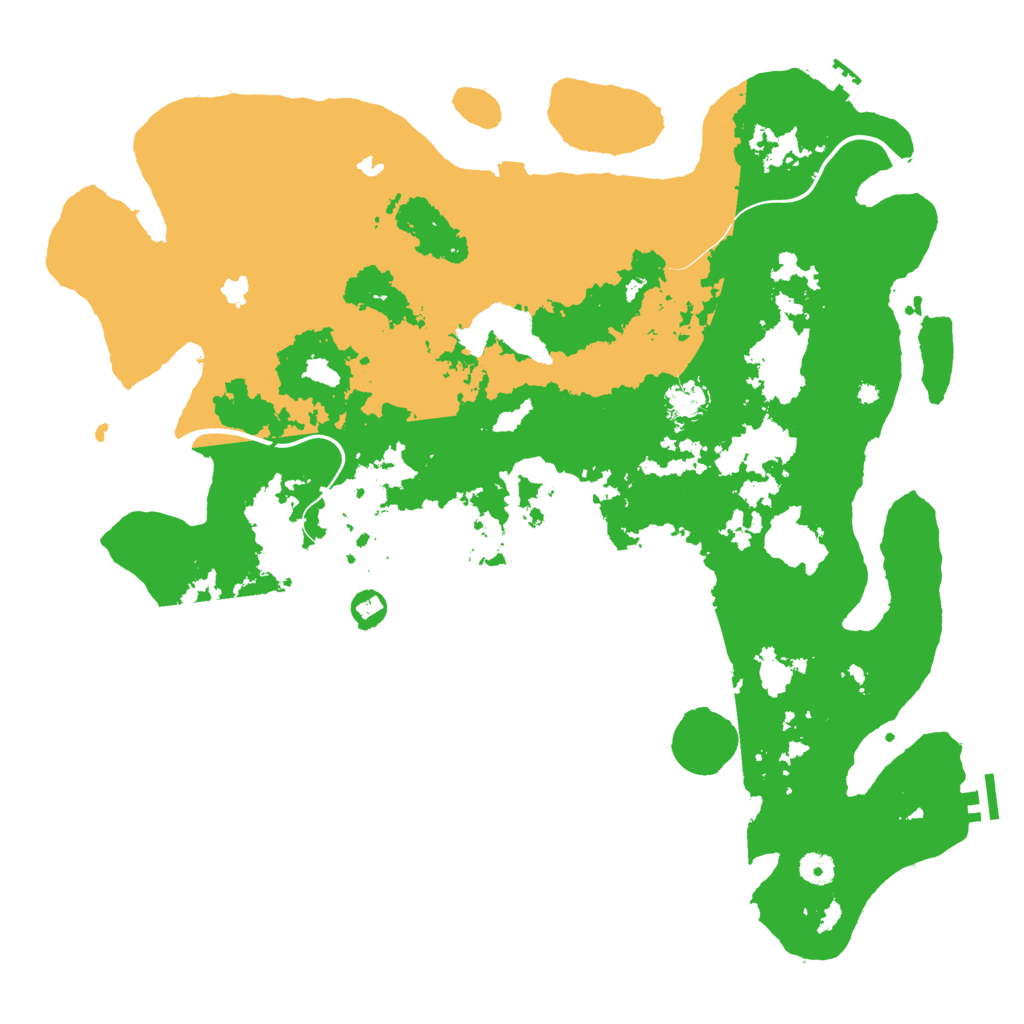 Biome Rust Map: Procedural Map, Size: 4500, Seed: 6126857