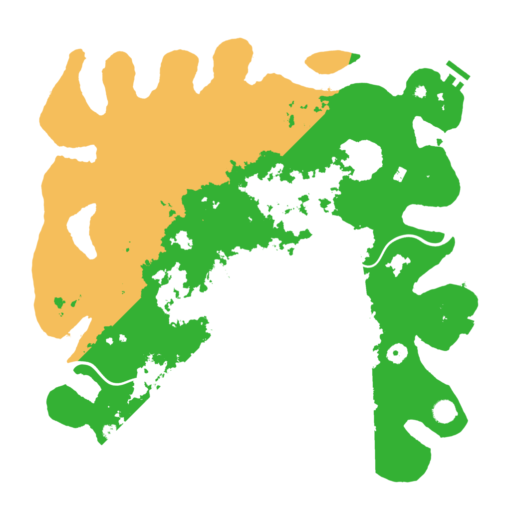 Biome Rust Map: Procedural Map, Size: 3850, Seed: 907224416