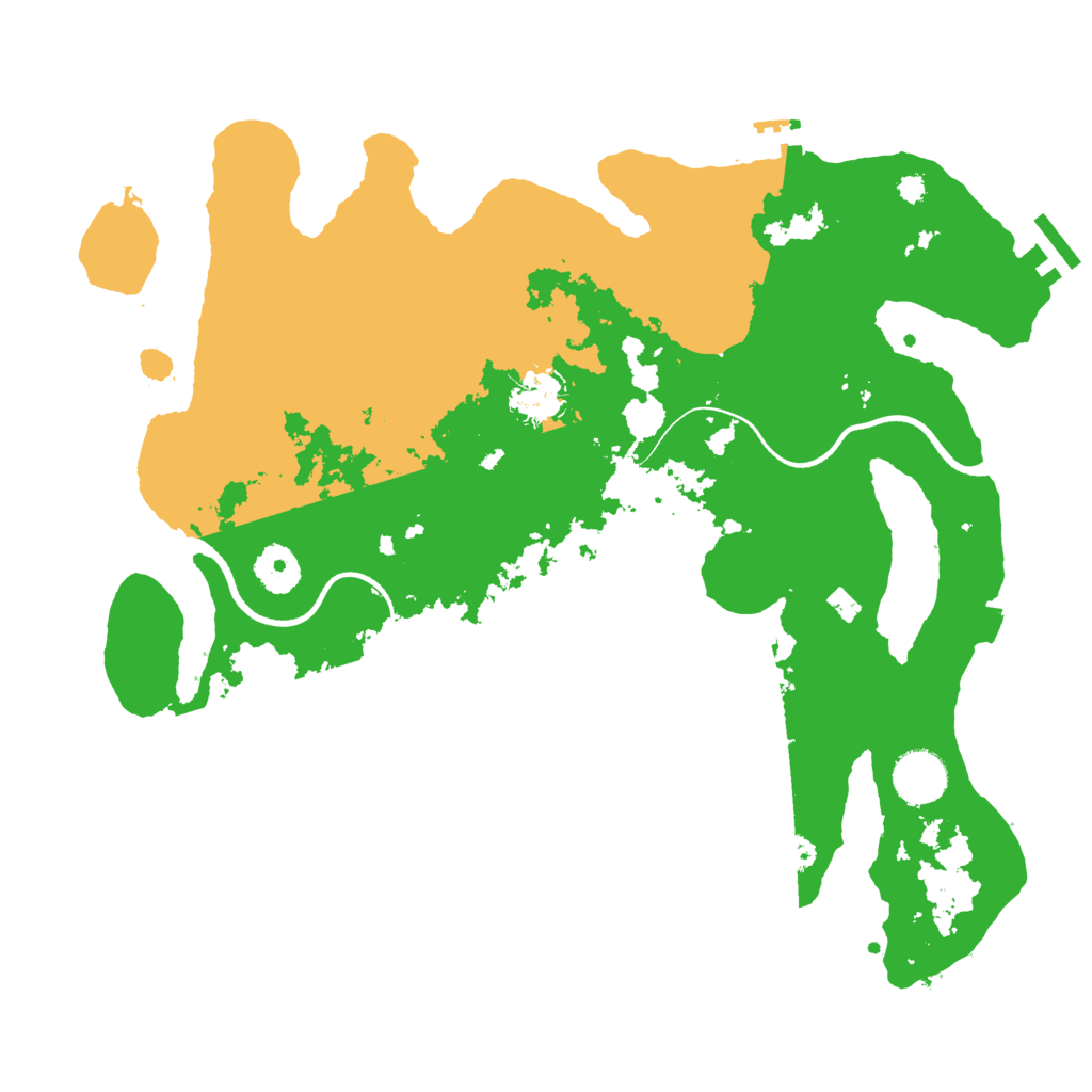 Biome Rust Map: Procedural Map, Size: 3550, Seed: 298012