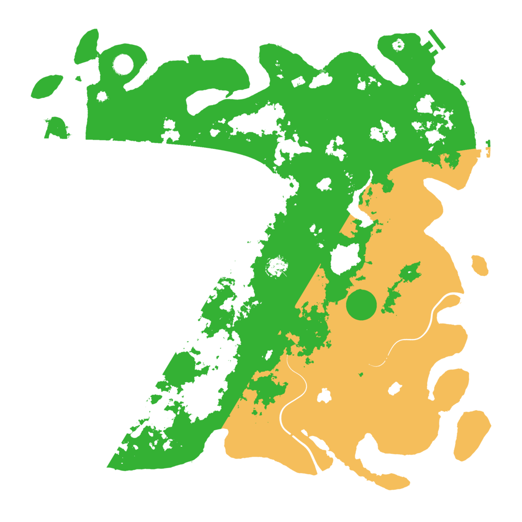 Biome Rust Map: Procedural Map, Size: 4500, Seed: 434863