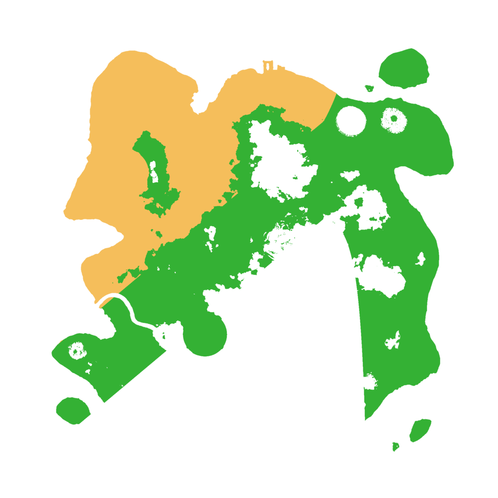 Biome Rust Map: Procedural Map, Size: 3000, Seed: 549454471
