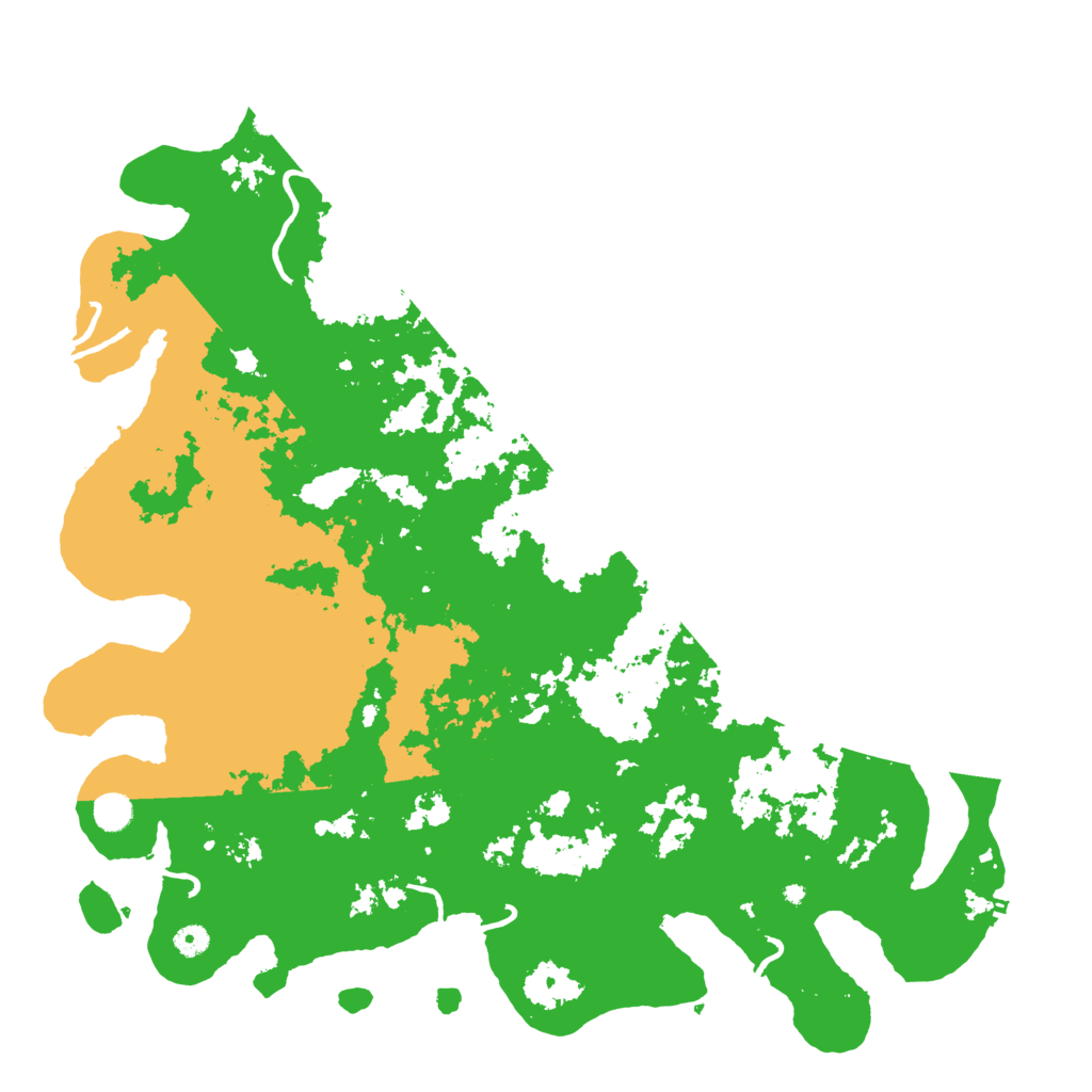 Biome Rust Map: Procedural Map, Size: 5000, Seed: 1778474141