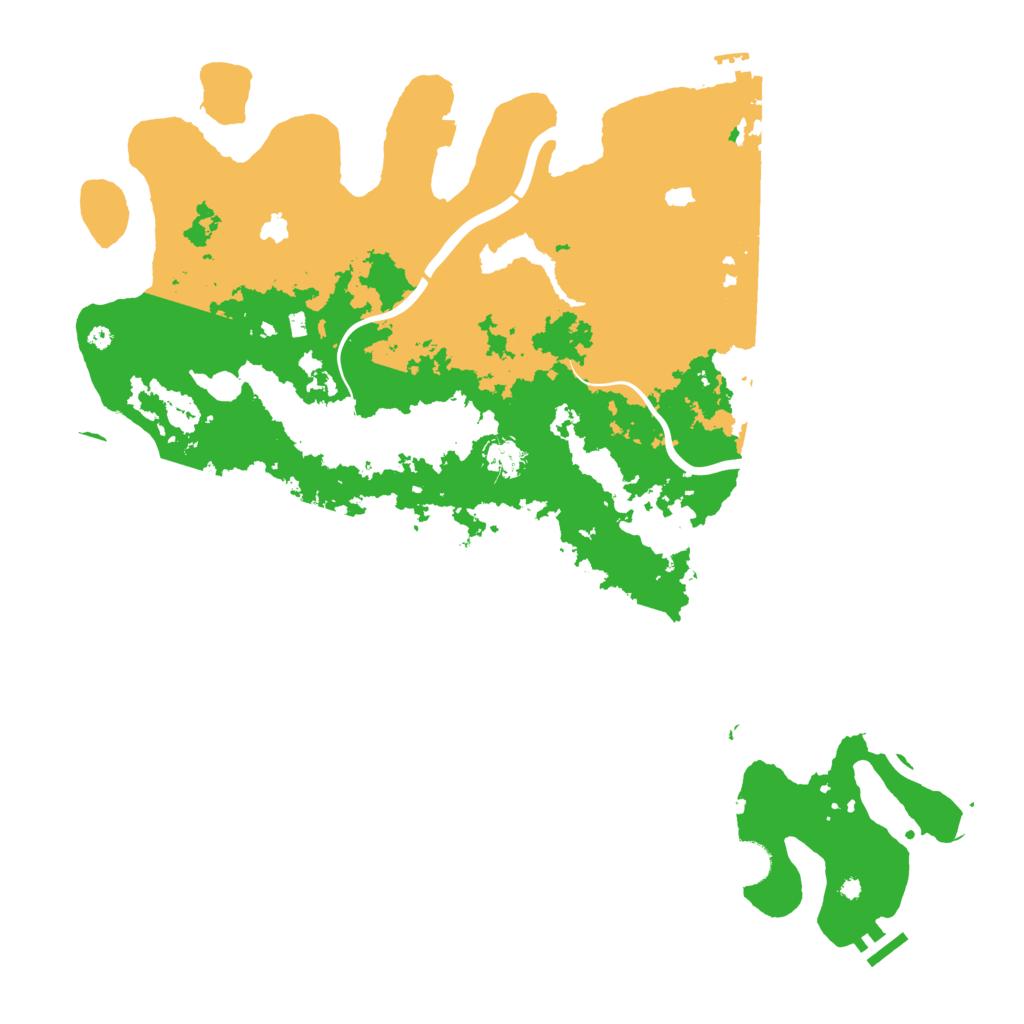 Biome Rust Map: Procedural Map, Size: 4500, Seed: 342160