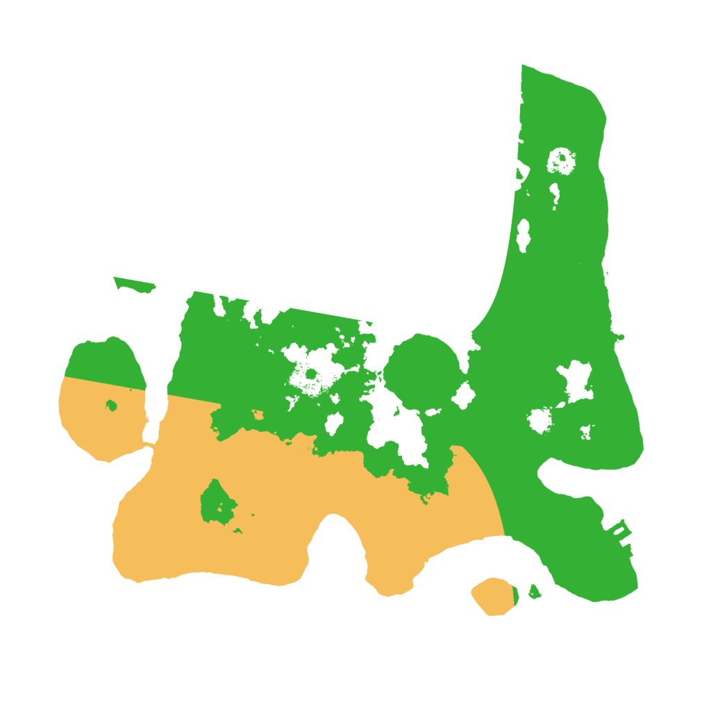 Biome Rust Map: Procedural Map, Size: 2600, Seed: 420420420