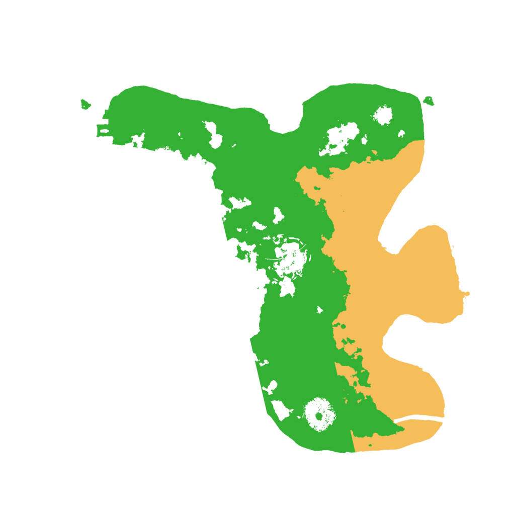 Biome Rust Map: Procedural Map, Size: 2500, Seed: 3447586