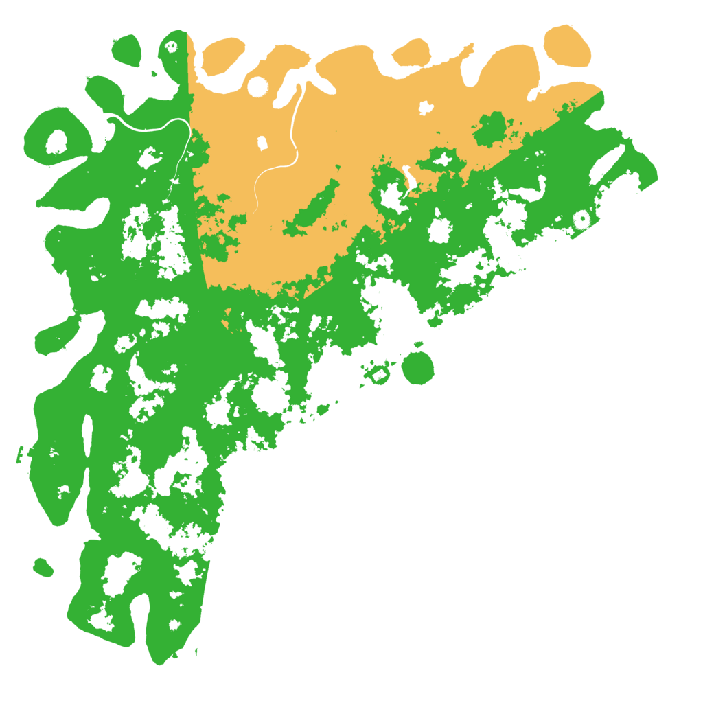 Biome Rust Map: Procedural Map, Size: 6000, Seed: 373097