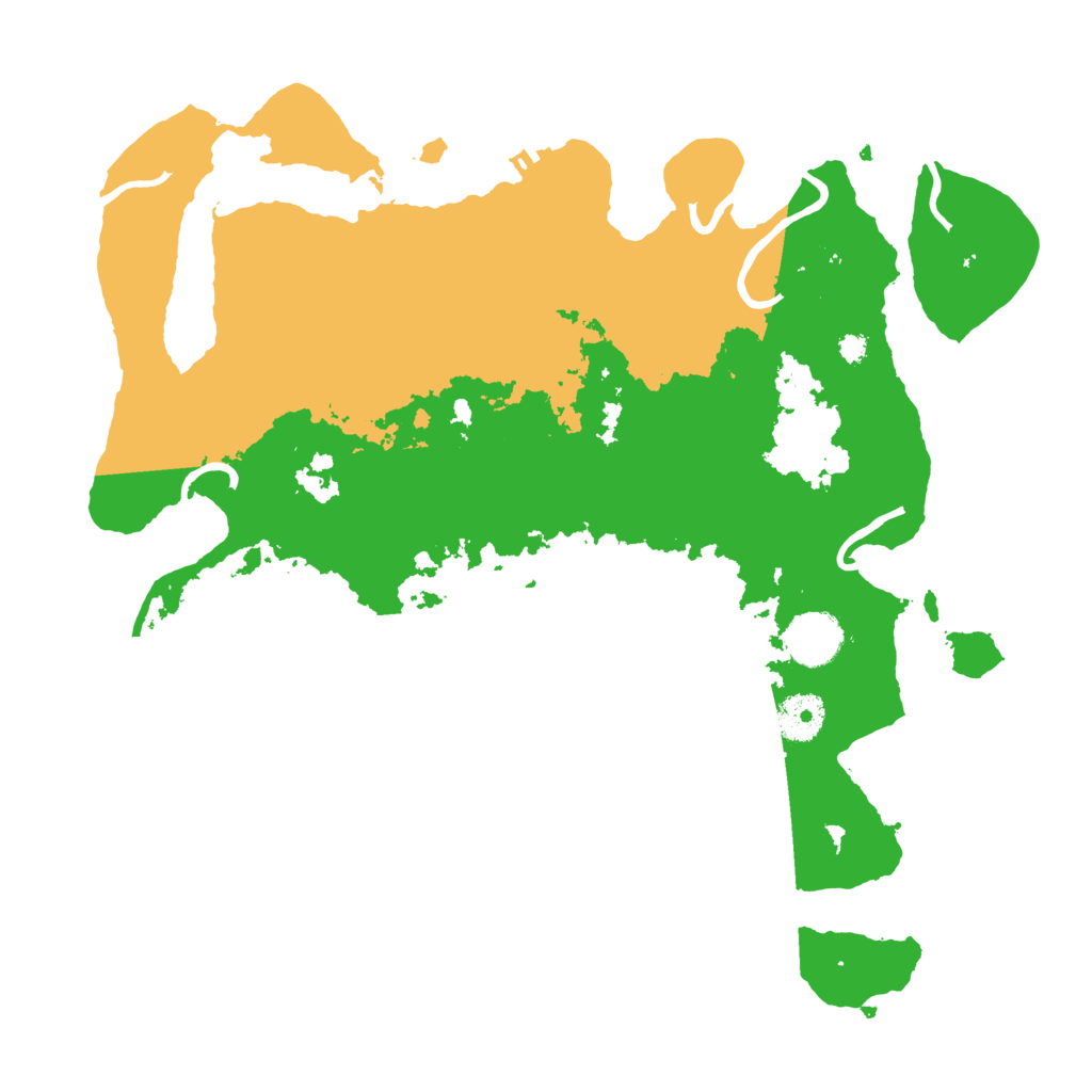 Biome Rust Map: Procedural Map, Size: 3550, Seed: 573323