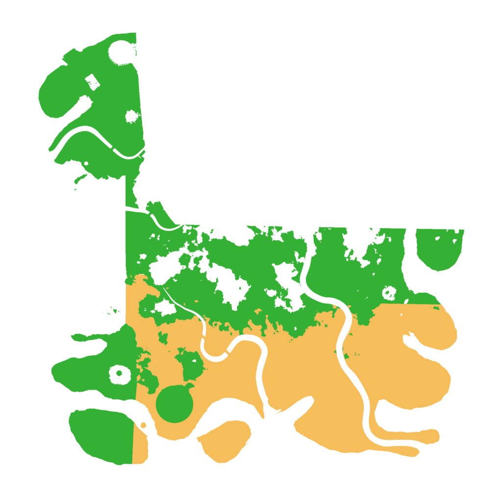 Biome Rust Map: Procedural Map, Size: 3550, Seed: 140181