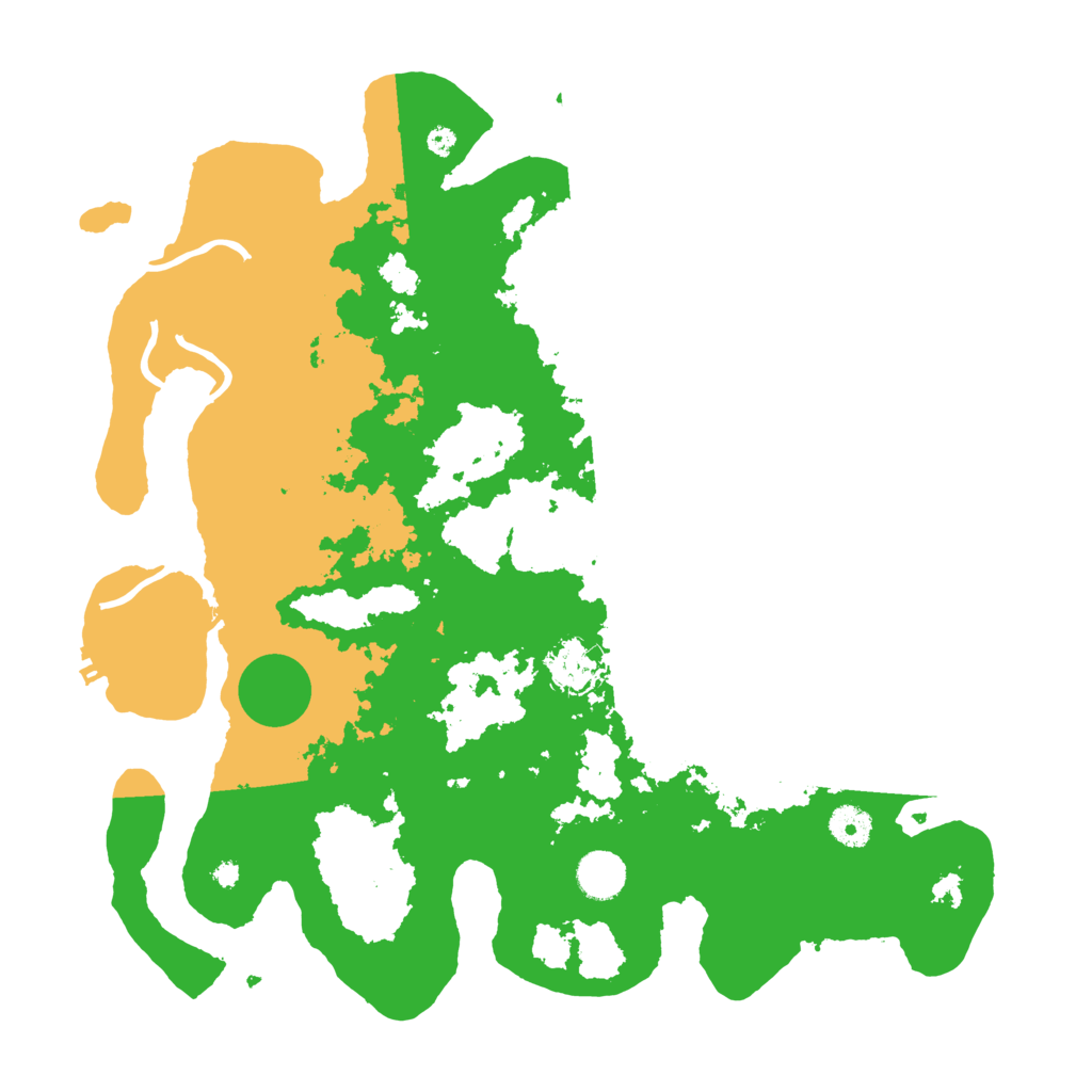 Biome Rust Map: Procedural Map, Size: 3950, Seed: 1254811657