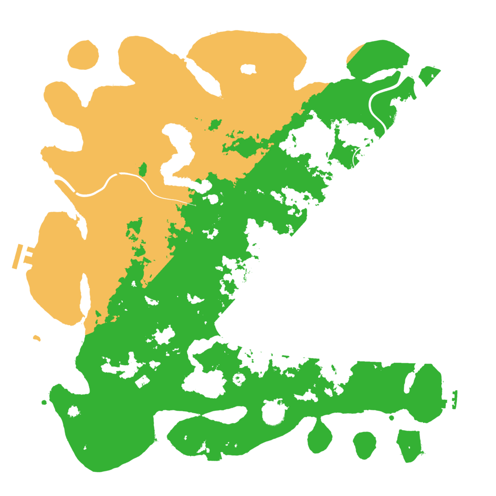 Biome Rust Map: Procedural Map, Size: 4000, Seed: 934765