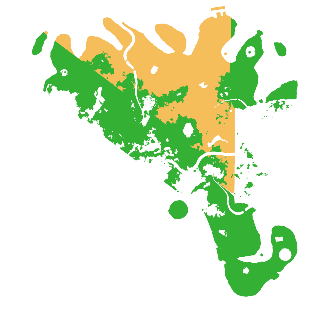 Biome Rust Map: Procedural Map, Size: 4500, Seed: 5773383