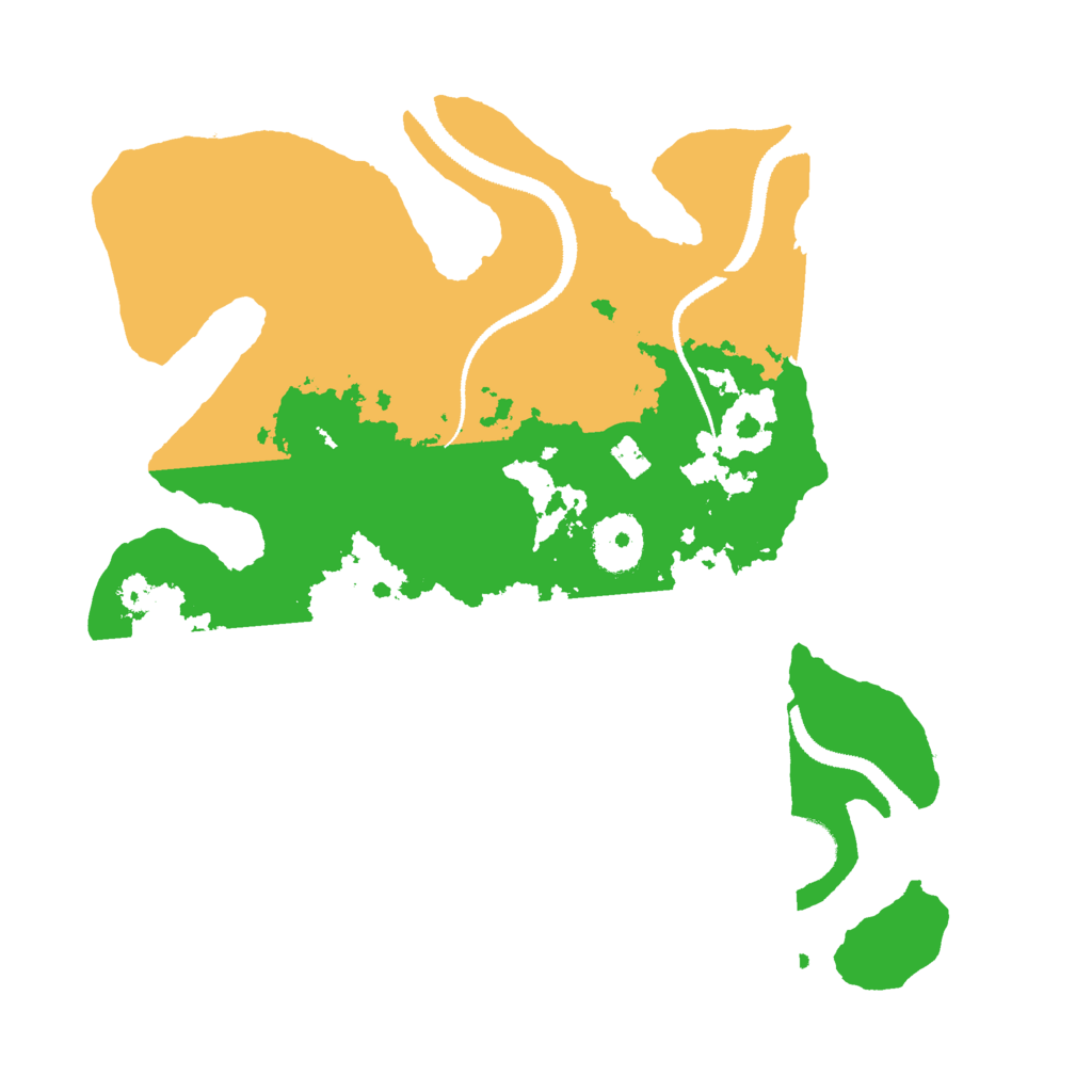 Biome Rust Map: Procedural Map, Size: 3000, Seed: 87988