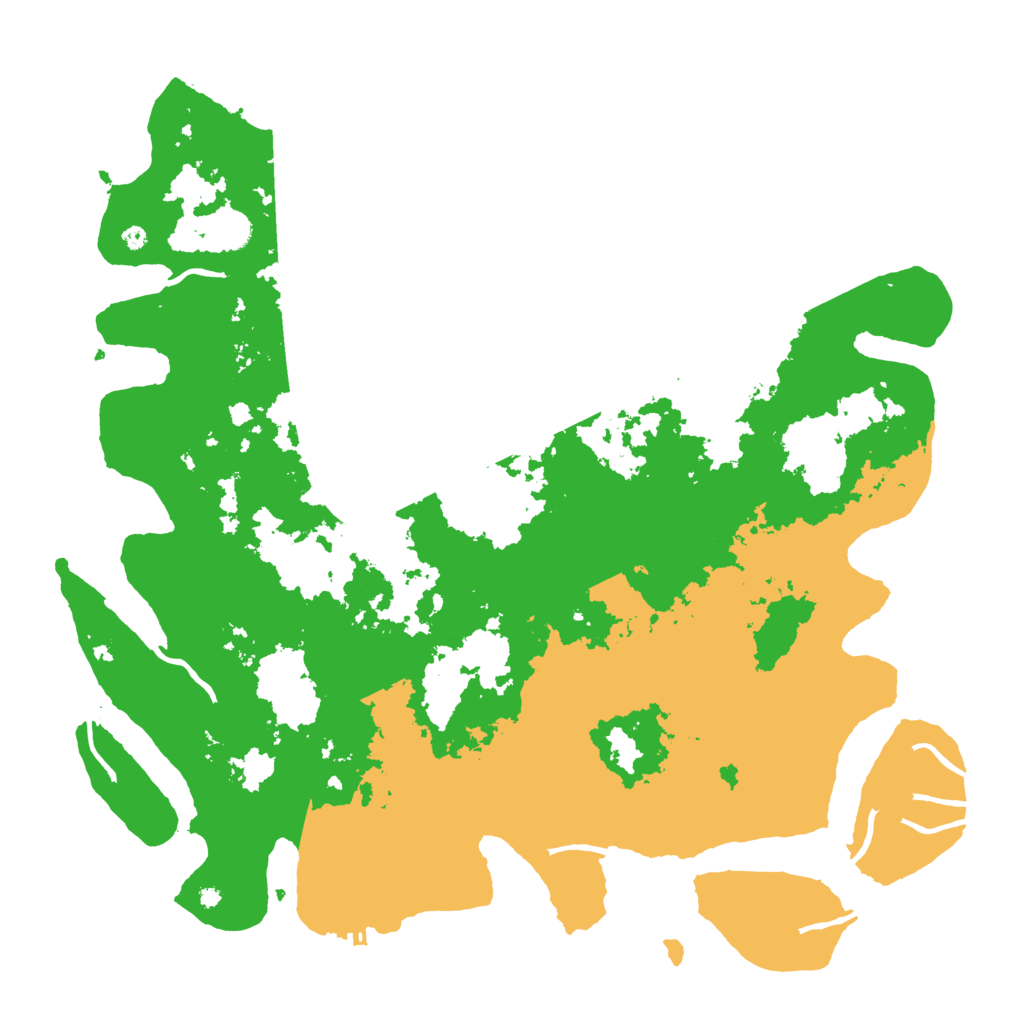 Biome Rust Map: Procedural Map, Size: 4500, Seed: 9688132